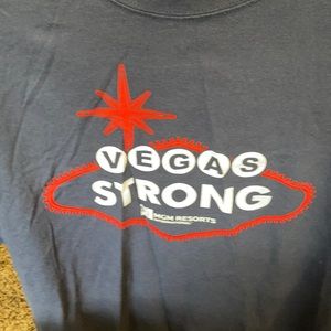 Vegas strong T-shirt. We supported the cause